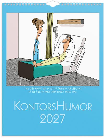  Väggkalender 2027 Kontorshumor
