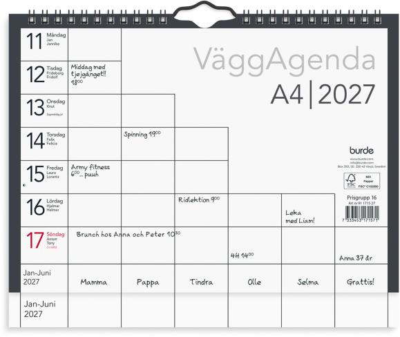  Väggagenda 2027 A4