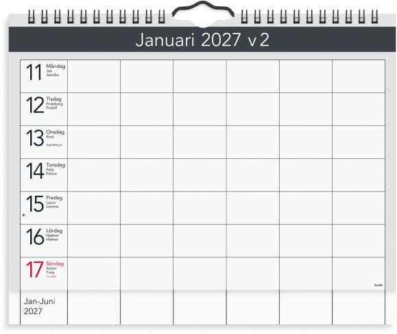  Väggagenda 2027 A4