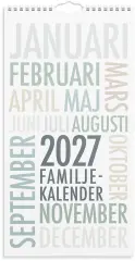  Familjekalender 2027 TrendArt
