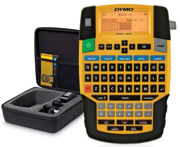  Märkmaskin Dymo RhinoPro 4200 för 6-19mm specialband