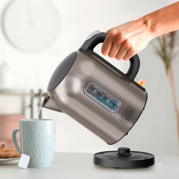  Vattenkokare 1,0 liter Borstat stål