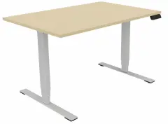 Skrivbord Viva Select höj- och sänkbart med rak skiva, djup 800mm