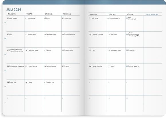  Kalender 2024 Månadskalendern A5