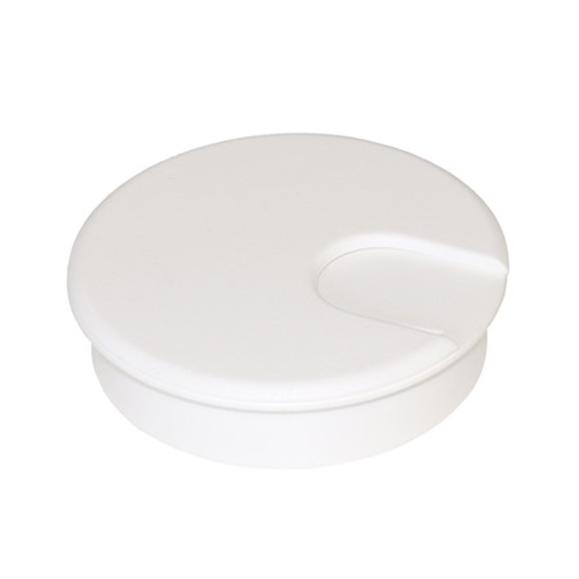  Bordsgenomföring 80mm vit