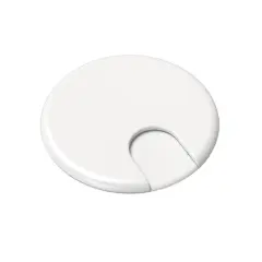  Bordsgenomföring 80mm vit
