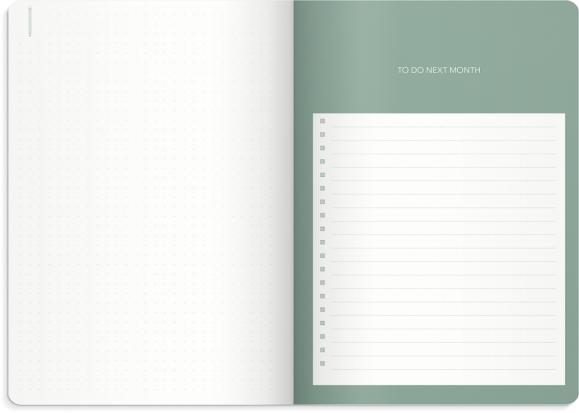 Week Planner undated blue