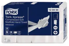 Tork Xpress® Komprimerad Mjuk Kedjevikt Handduk Advanced H2 2-lager vit