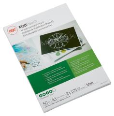  Lamineringsficka GBC A3 125mic matt 50-pack