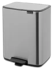  Pedalhink Bo Brabantia 12 Liter matt stål