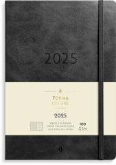  Kalender 2025 Stor Veckokalender Forma Deluxe svart