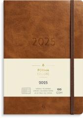  Kalender 2025 Stor Veckokalender Forma Deluxe brun