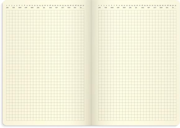  Kalender 2025 Stor Veckokalender Forma Deluxe brun