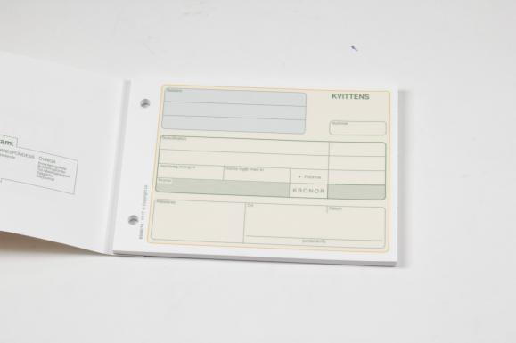  Kvittensblock A6L 50ex