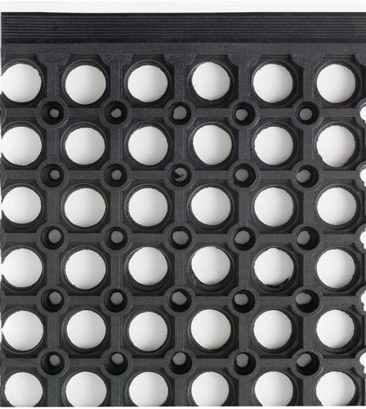  Matta Yoga Light 106x157cm svart 14mm tjock