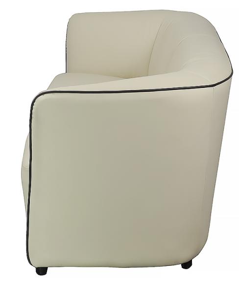  Soffa Viva Reseat 2-sits creme färgat konstläder