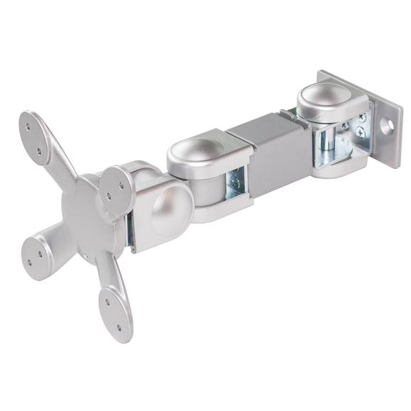  Monitorfäste 3-ledad för montageskena aluminium