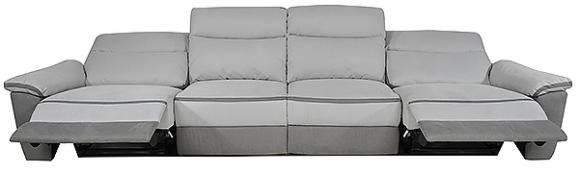  Soffa Viva Fix 4-sits 370cm ljusgrå