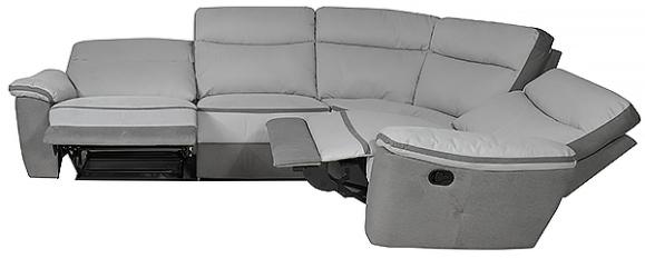  Soffa Viva Fix 305x227cm L-form ljusgrå