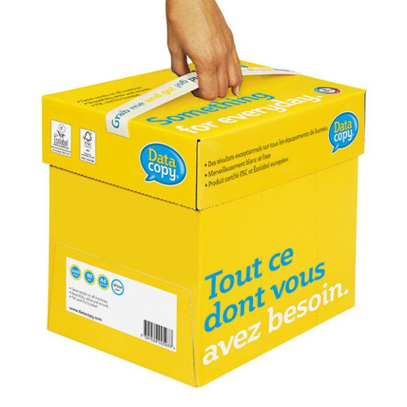 Kopieringspapper DataCopy A4 80g hålslaget vitt