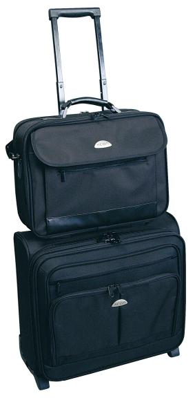  Kabinväska/Rollerbag Ncon svart med hjul