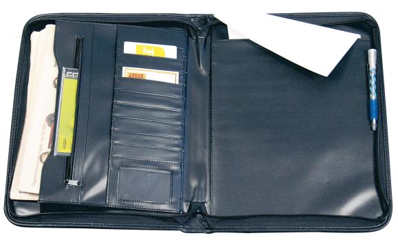  Dokumentportfölj Ncon 36,5x29x4cm svart konstäder