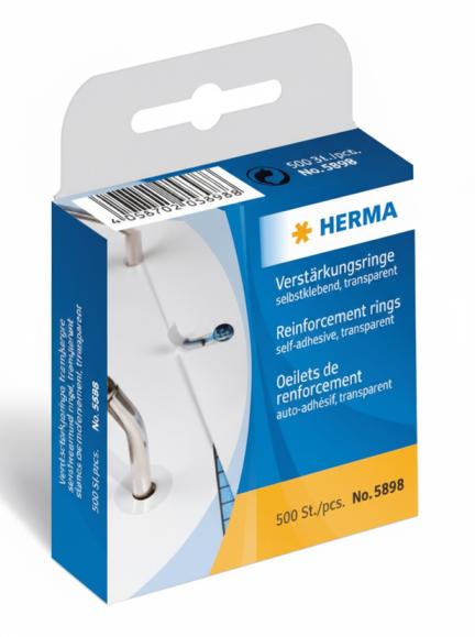  Hålförstärkare 12mm självhäftande vinylplast