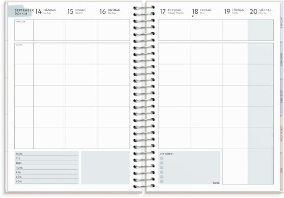  Kalender 2026 Life Organizer A5 Family
