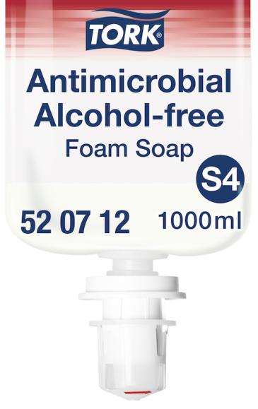  Skumtvål Tork Antimikrobiell utan Alkohol S4