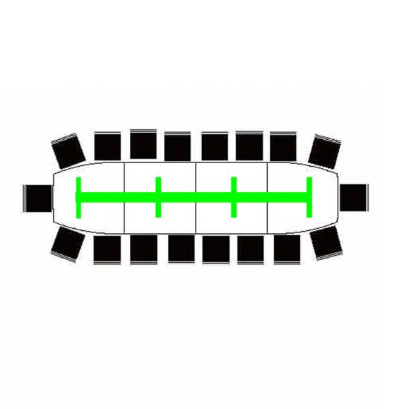  Konferensbord Viva Flex 4800x1200mm