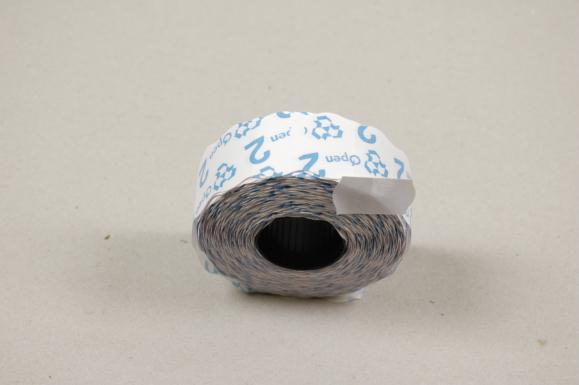  Prisetikett Meto 26x16mm vit