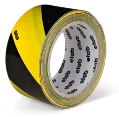  Varningstejp Etab 92 svart/gul 50mm x 33m