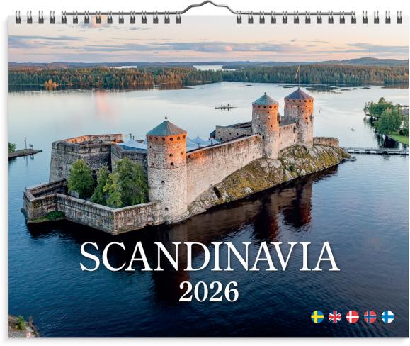  Väggkalender 2026 Scandinavia