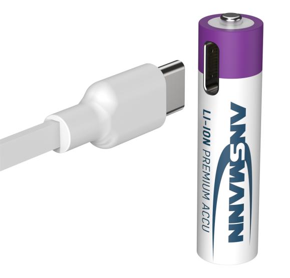  Batteri Ansmann laddbart Lithium AAA / LR03 Typ 500 (min.400mAh)