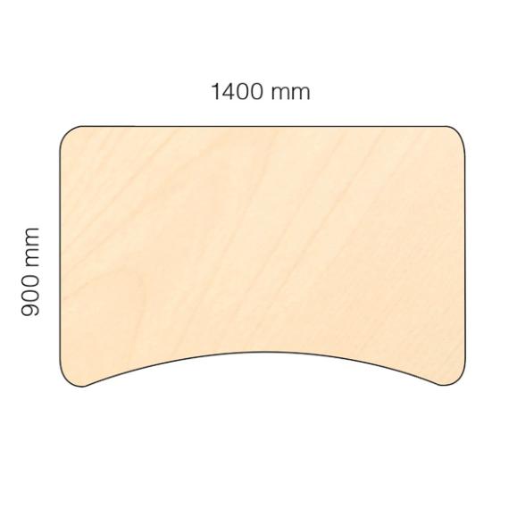  Skrivbord Viva Select höj- och sänkbart med maguttag