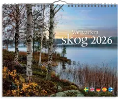  Väggkalender 2026 Vår vackra skog