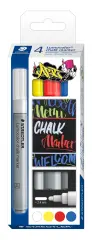  Märkpenna Staedtler Chalk Marker 4-färgsset
