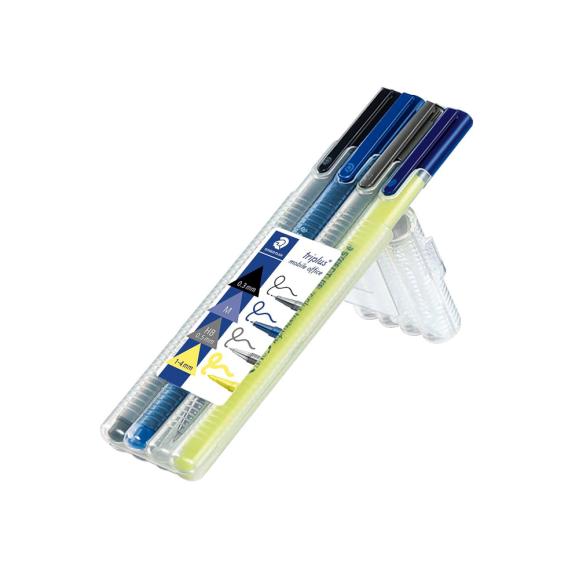  Penset Staedtler Triplus Office 4-pack