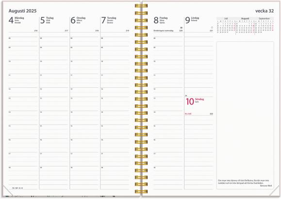  Kalender 2025 Business Story blomma