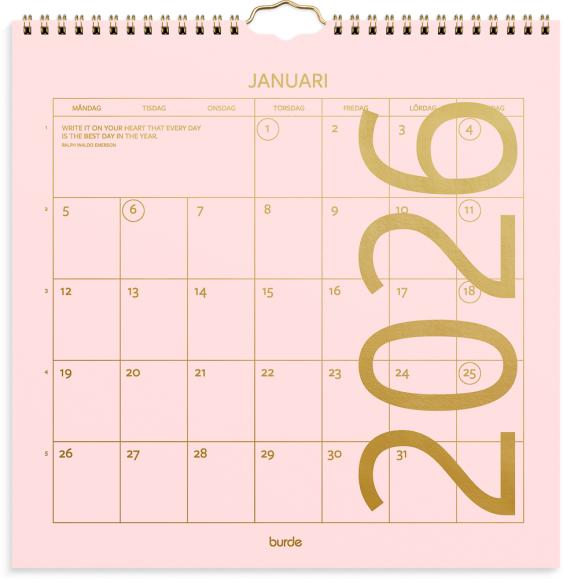  Väggkalender 2026 Color
