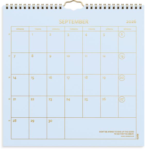  Väggkalender 2026 Color