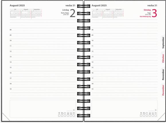  Kalender 2025 Dagbok Country