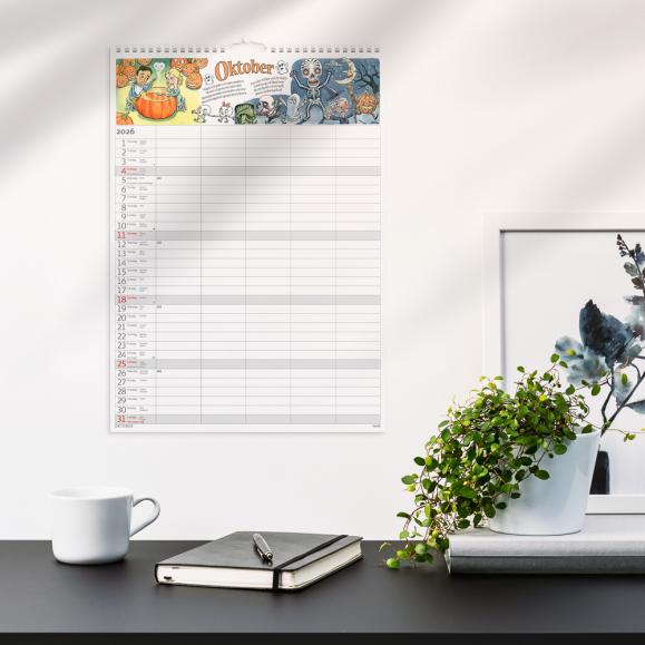  Familjekalender 2027 Stickers
