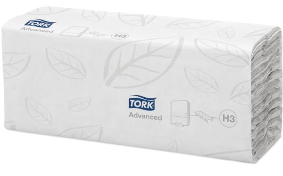  Tork handduk Advanced c-vikt H3 2-lager