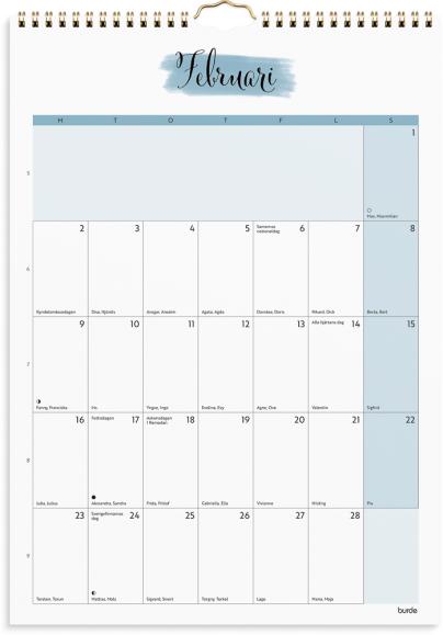  Väggkalender 2026 Life Organizer