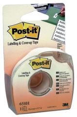  Post-it märk- och etikettejp med hållare avtagbar 25mmx18meter