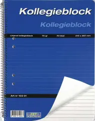  Kollegieblock A4 70g