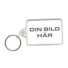  Nyckelbricka h&aring;rdplast 50x35mm