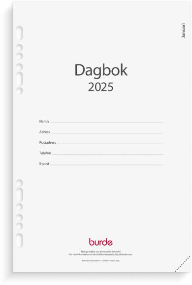  Kalender 2025 Business kalendersats Dagbok