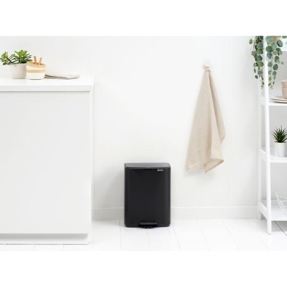  Pedalhink Bo Brabantia 12 Liter matt svart